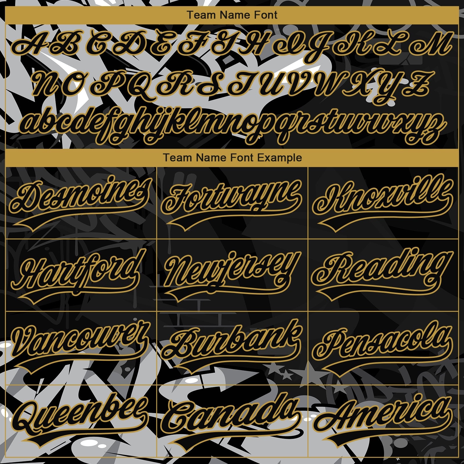 Custom Stitched Black Gray Old Gold-White 3D Graffiti Splash Street Art Sports Pullover Sweatshirt Hoodie view 3