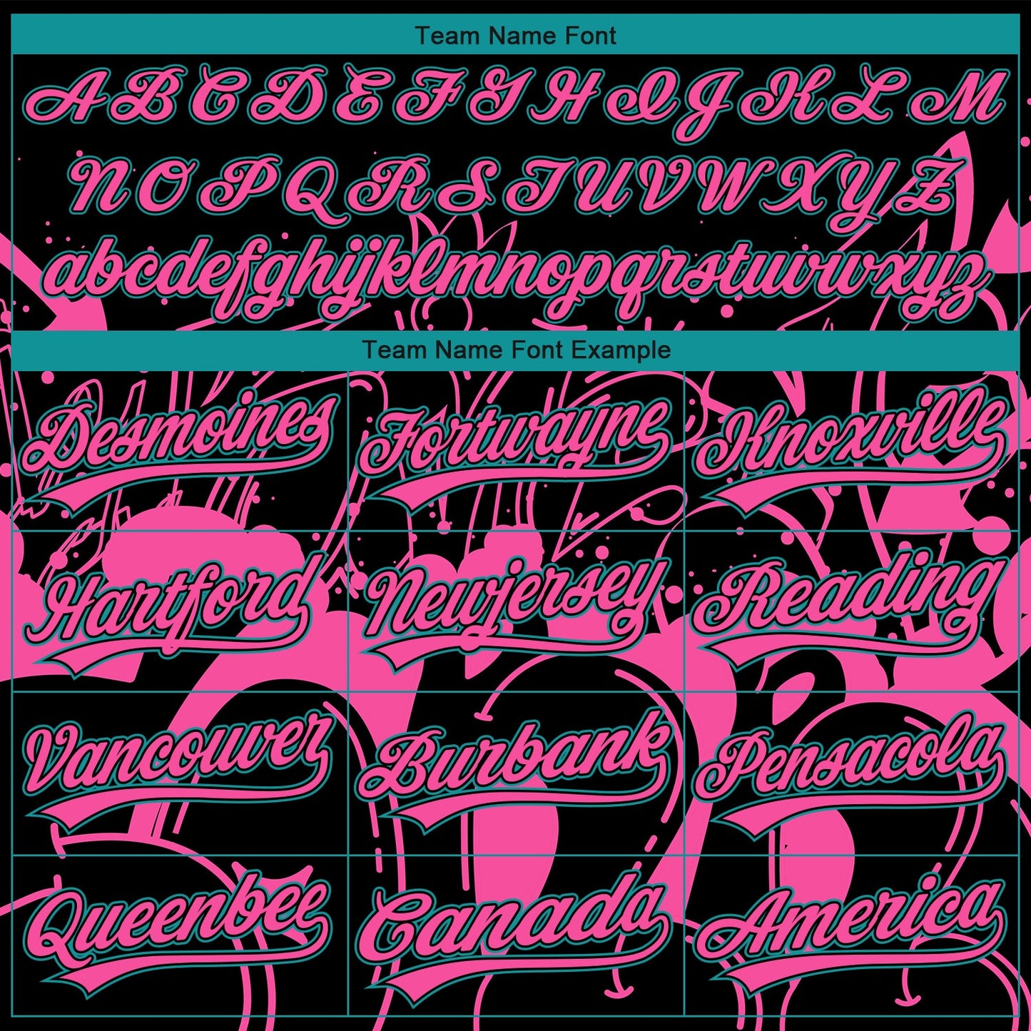 Custom Stitched Black Pink-Teal 3D Graffiti Splash Street Art Sports Pullover Sweatshirt Hoodie view 3