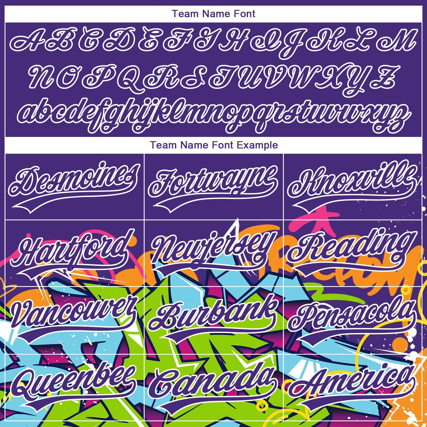 Custom Stitched Purple White 3D Graffiti Splash Street Art Sports Pullover Sweatshirt Hoodie view 3