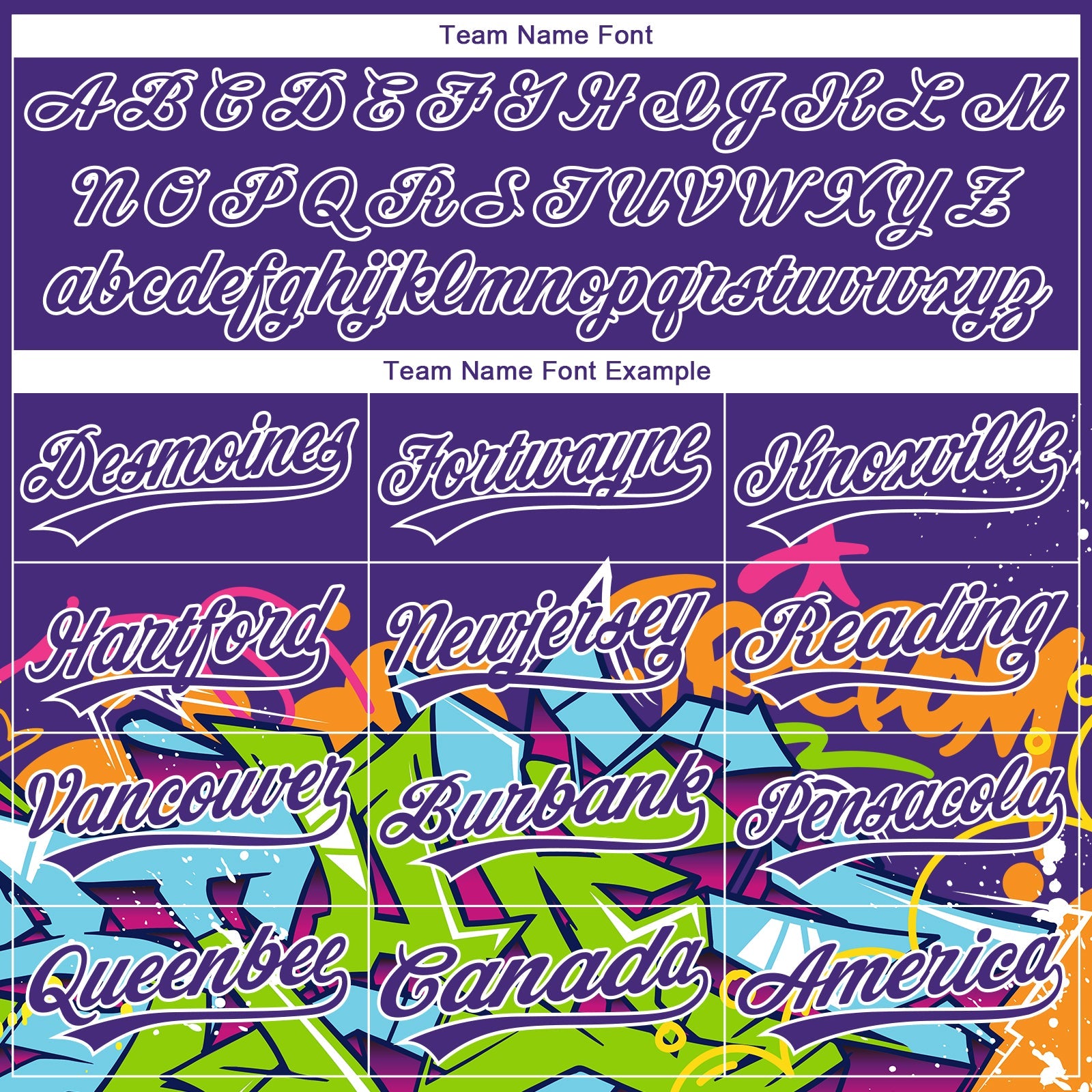 Custom Stitched Purple White 3D Graffiti Splash Street Art Sports Pullover Sweatshirt Hoodie view 3