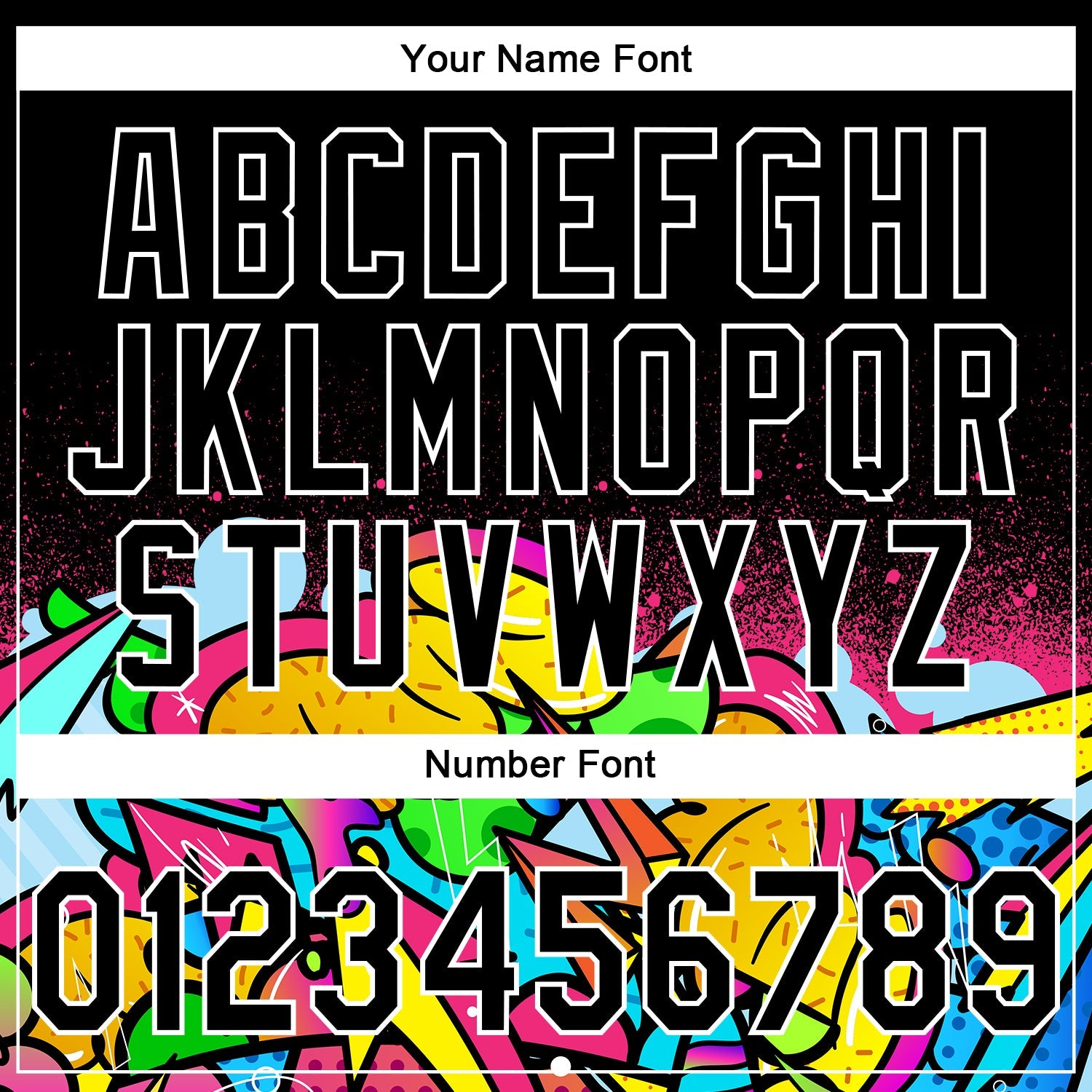 Custom Stitched Black White 3D Graffiti Splash Street Art Sports Pullover Sweatshirt Hoodie view 4