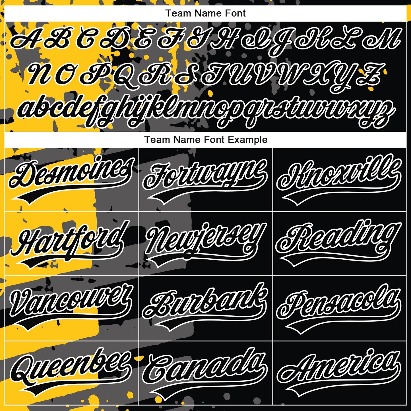 Custom Stitched Black Yellow Gray-White 3D Pattern Design Splash Sports Pullover Sweatshirt Hoodie view 3