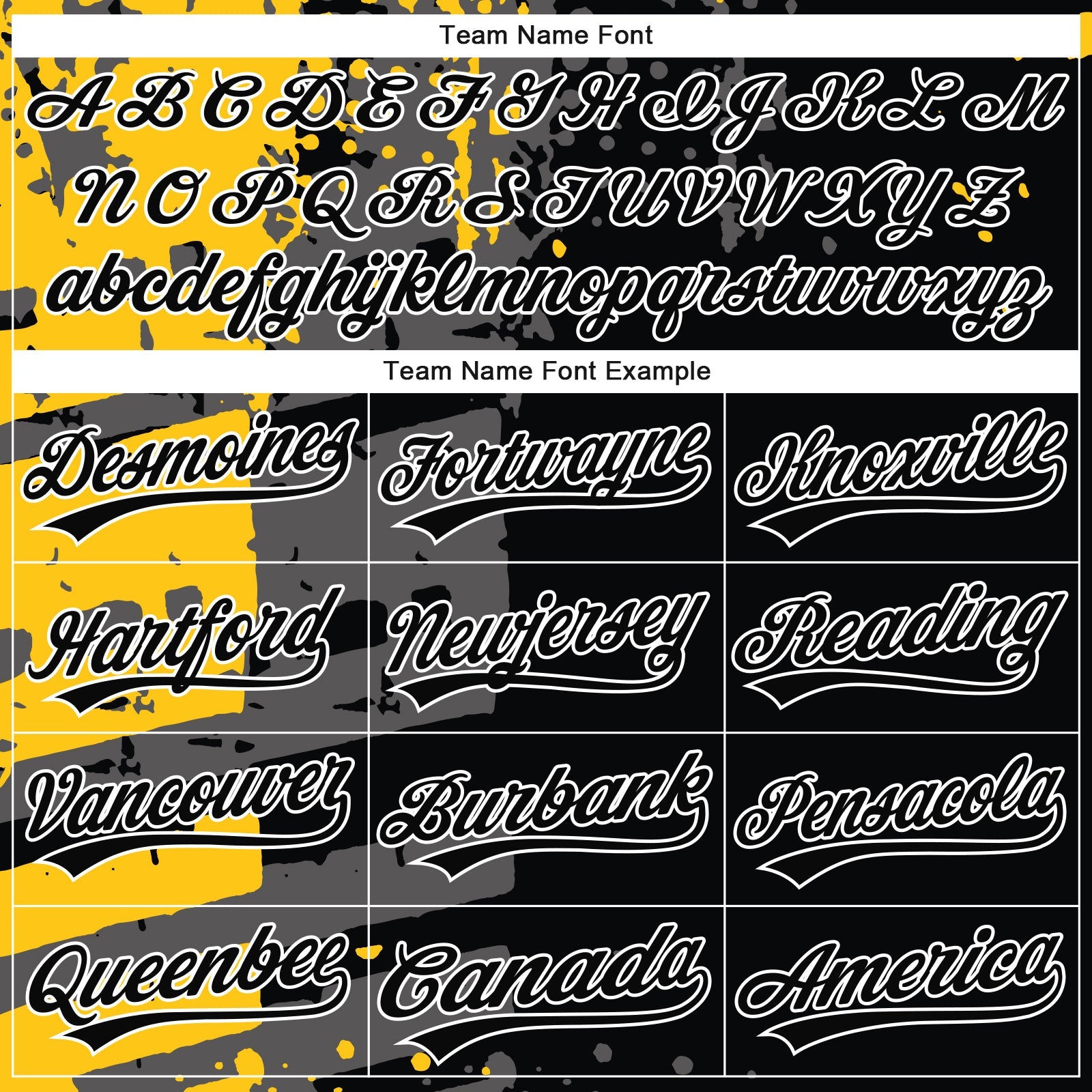 Custom Stitched Black Yellow Gray-White 3D Pattern Design Splash Sports Pullover Sweatshirt Hoodie view 3