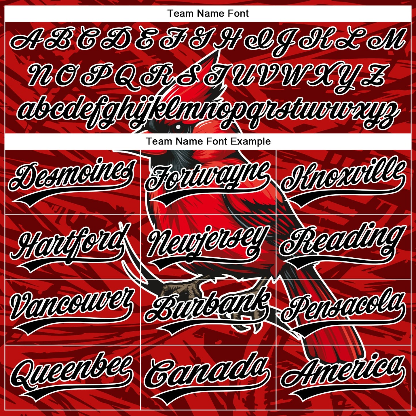 Custom Stitched Red Black Gray-White 3D Pattern Design Animal Cardinal Bird Sports Pullover Sweatshirt Hoodie view 3