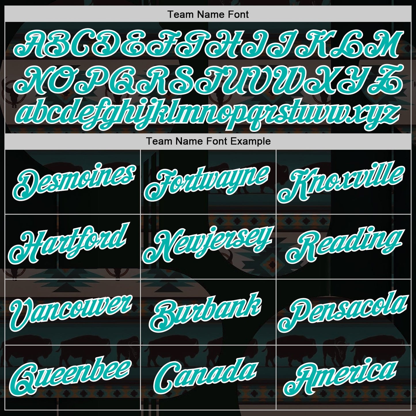 Custom Black Aqua-White 3D Pattern Design Ethnic Tribal Sportswear Pullover Sweatshirt Hoodie view 3