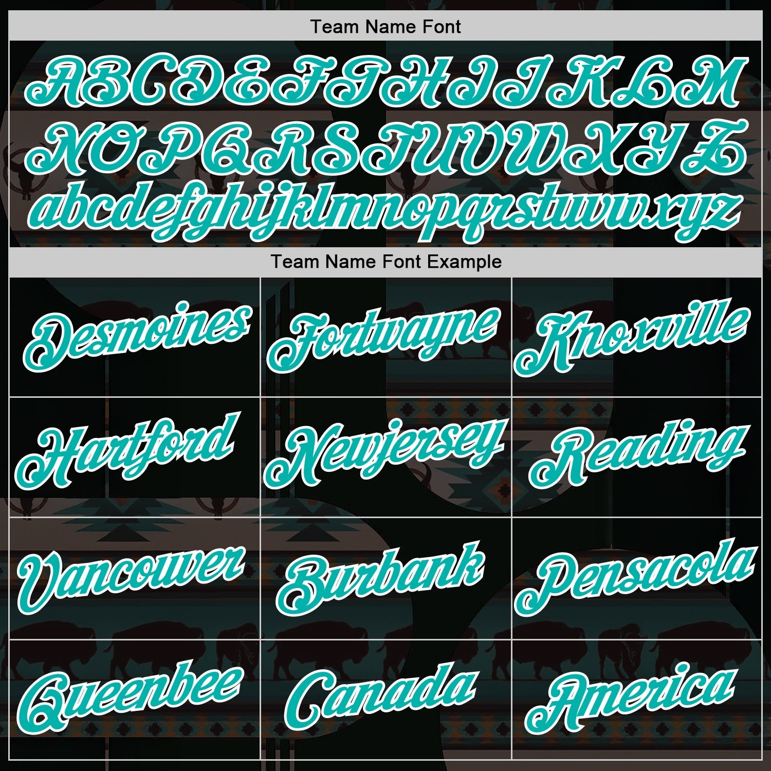 Custom Black Aqua-White 3D Pattern Design Ethnic Tribal Sportswear Pullover Sweatshirt Hoodie view 3