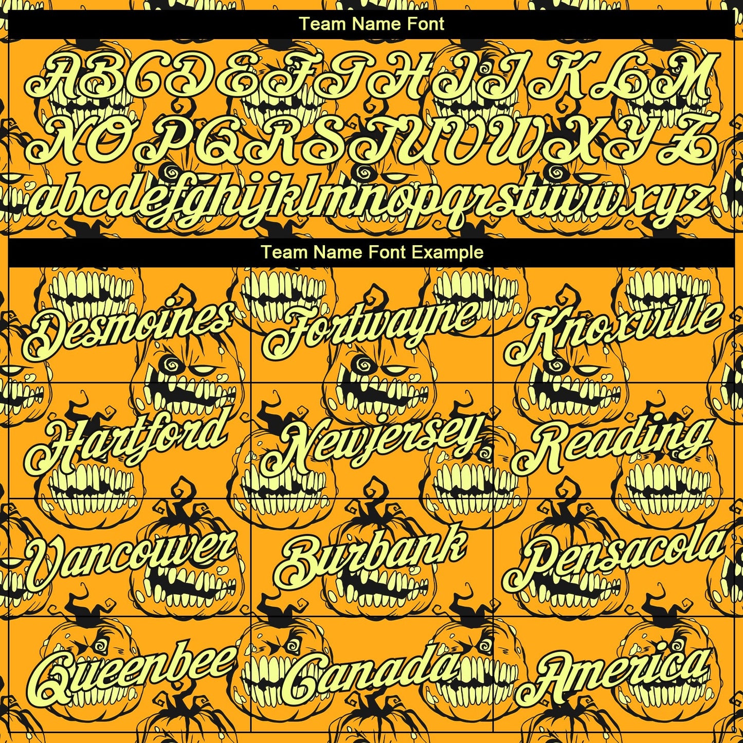 Custom Stitched Gold Gold-Black 3D Pattern Smiling Pumpkin Halloween Sports Pullover Sweatshirt Hoodie view 3
