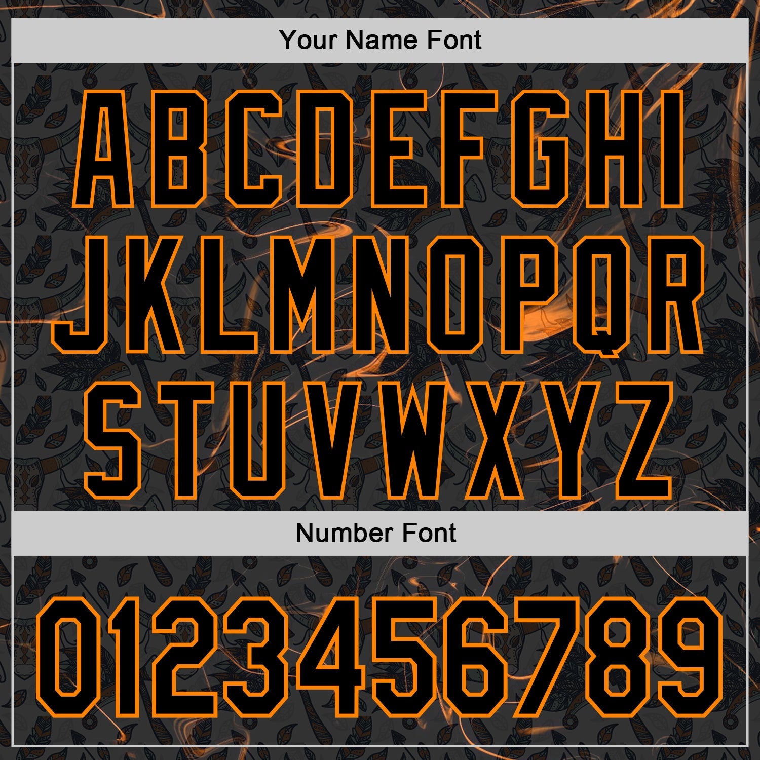 Custom Black Bay Orange 3D Pattern Design Ethnic Tribal Sportswear Pullover Sweatshirt Hoodie view 4