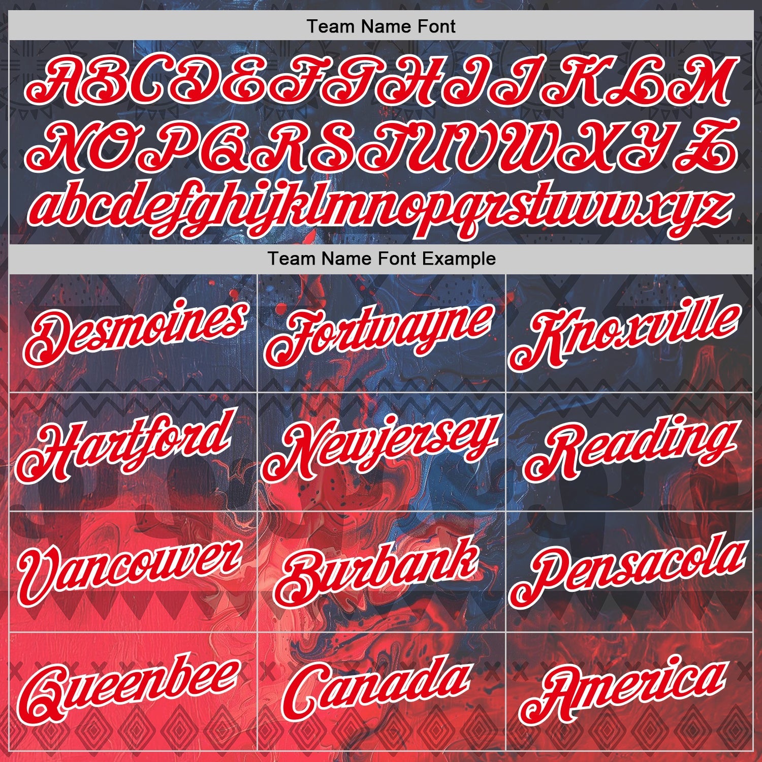 Custom Navy Fire Red-White 3D Pattern Design Ethnic Tribal Sportswear Pullover Sweatshirt Hoodie view 3