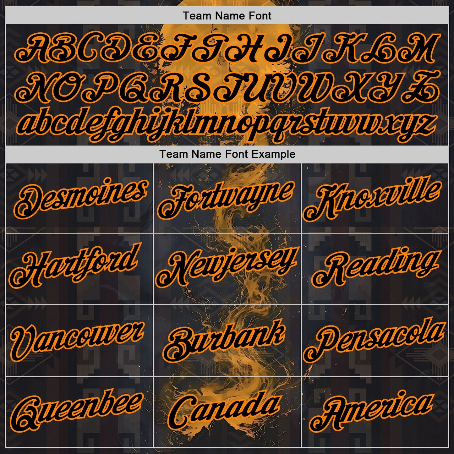 Custom Black Bay Orange 3D Pattern Design Ethnic Tribal Sportswear Pullover Sweatshirt Hoodie view 3