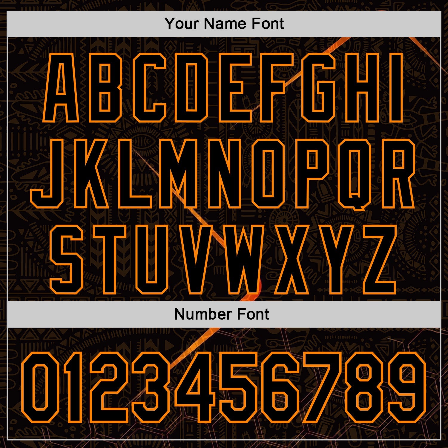 Custom Black Bay Orange 3D Pattern Design Ethnic Tribal Sportswear Pullover Sweatshirt Hoodie view 4