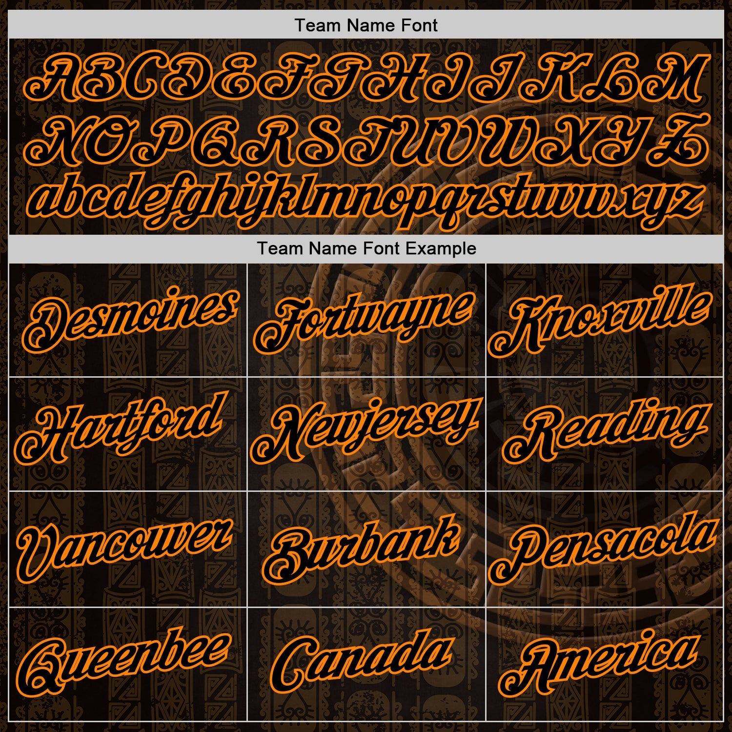 Custom Black Bay Orange 3D Pattern Design Ethnic Tribal Sportswear Pullover Sweatshirt Hoodie view 3