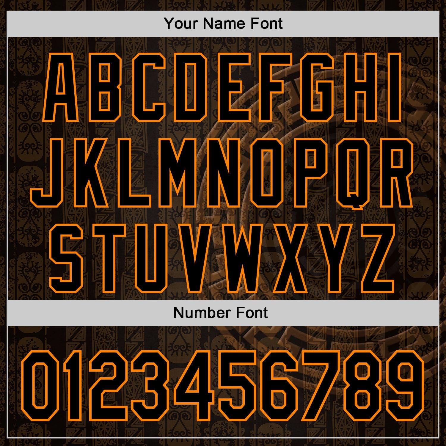 Custom Black Bay Orange 3D Pattern Design Ethnic Tribal Sportswear Pullover Sweatshirt Hoodie view 4