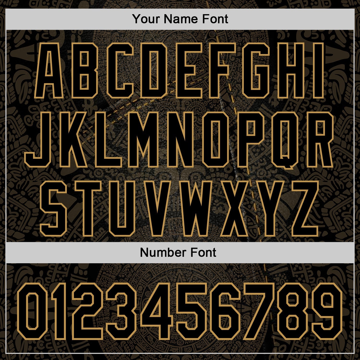 Custom Black Old Gold 3D Pattern Design Ethnic Tribal Sportswear Pullover Sweatshirt Hoodie view 4