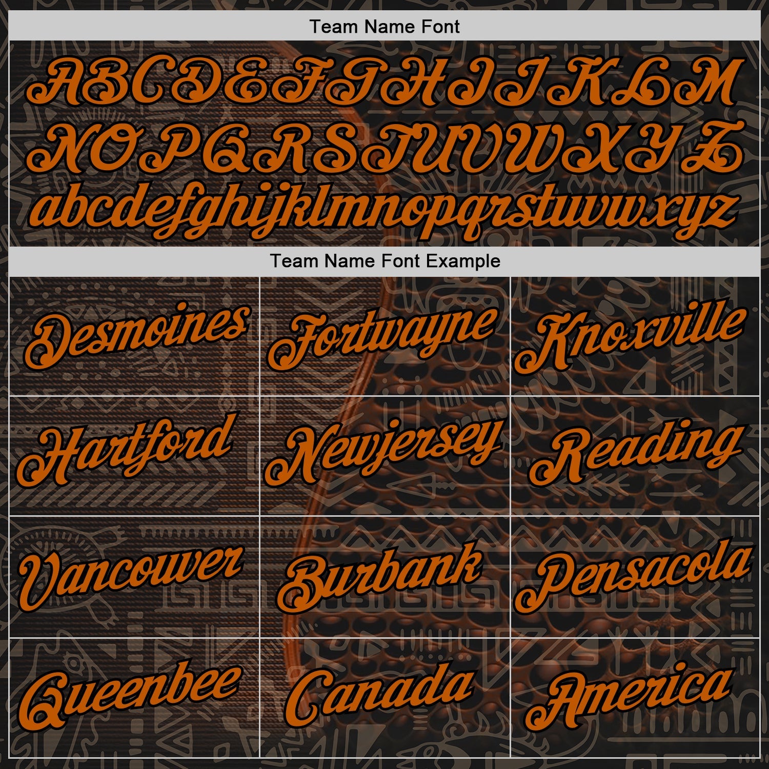 Custom Black Texas Orange 3D Pattern Design Ethnic Tribal Sportswear Pullover Sweatshirt Hoodie view 3