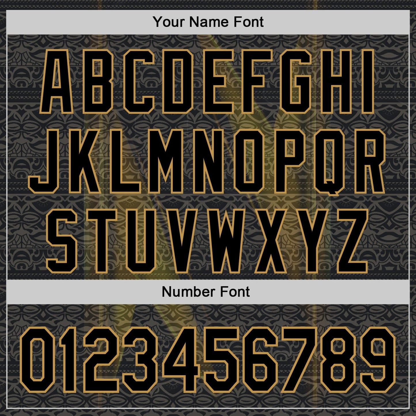 Custom Black Old Gold 3D Pattern Design Ethnic Tribal Sportswear Pullover Sweatshirt Hoodie view 4