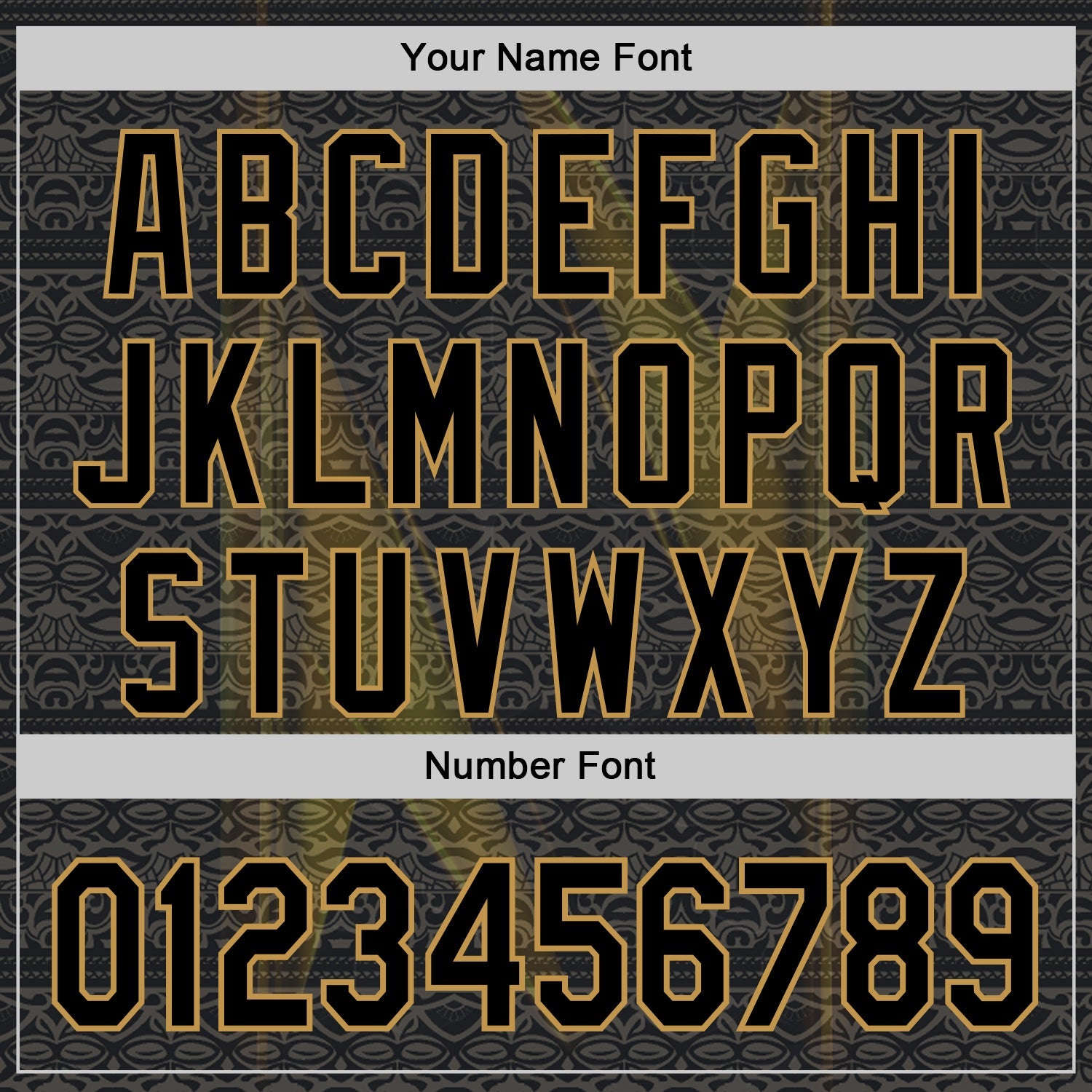 Custom Black Old Gold 3D Pattern Design Ethnic Tribal Sportswear Pullover Sweatshirt Hoodie view 4