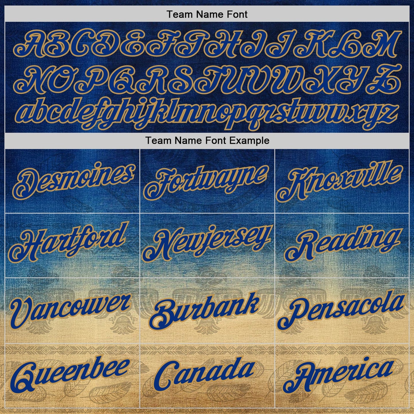 Custom Blue Royal-Old Gold 3D Pattern Design Ethnic Tribal Sportswear Pullover Sweatshirt Hoodie view 3
