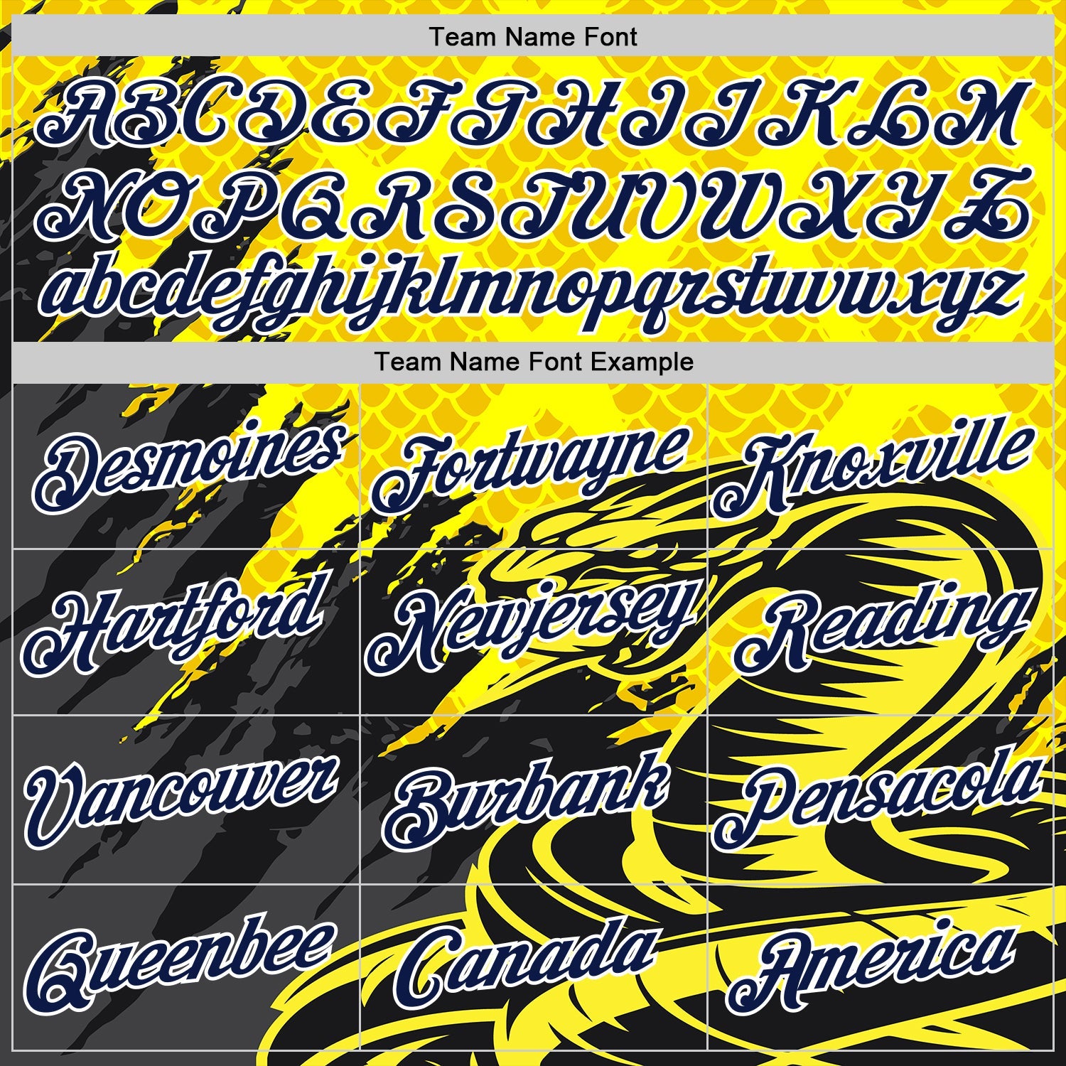 Custom Stitched Yellow Navy Black-White 3D Pattern Design Snake Skin Print Sportswear Pullover Sweatshirt Hoodie view 3