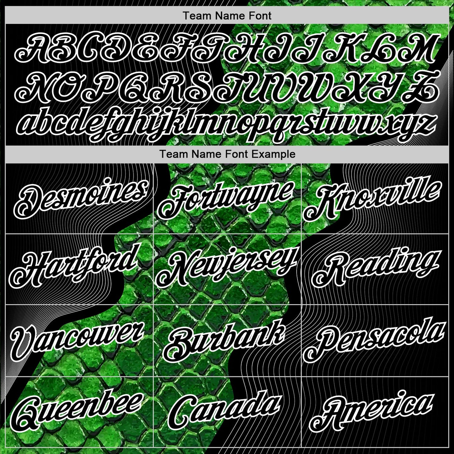 Custom Stitched Green Black-White 3D Pattern Design Snake Skin Print Sportswear Pullover Sweatshirt Hoodie view 3