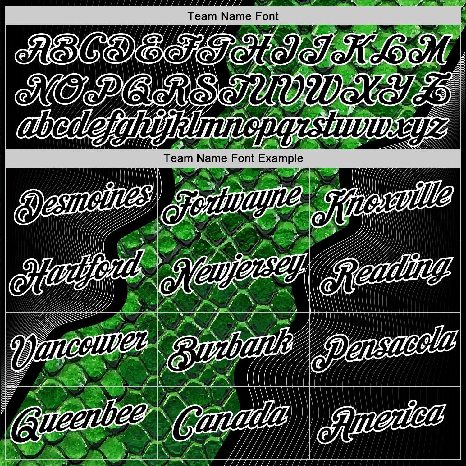 Custom Stitched Green Black-White 3D Pattern Design Snake Skin Print Sportswear Pullover Sweatshirt Hoodie view 3