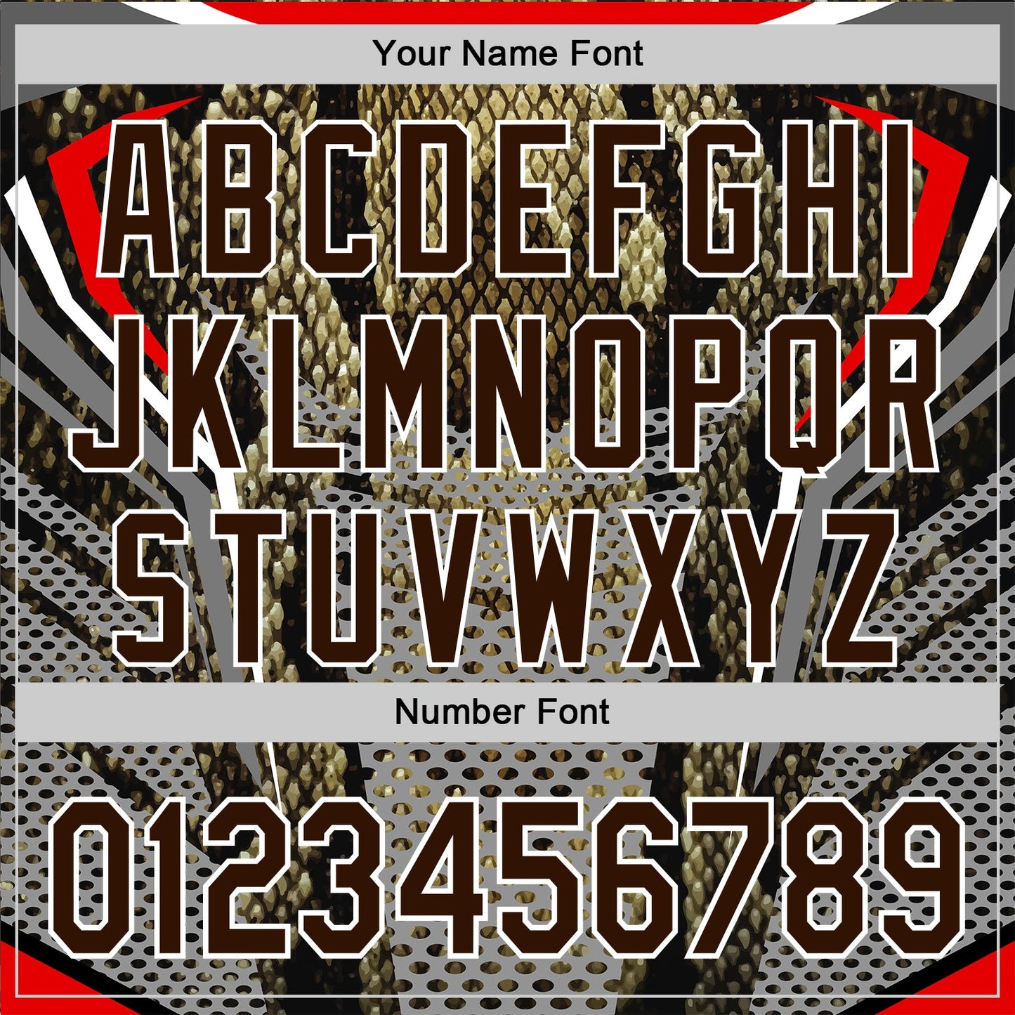 Custom Stitched Black Brown Red-White 3D Pattern Design Snake Skin Print Sportswear Pullover Sweatshirt Hoodie view 4