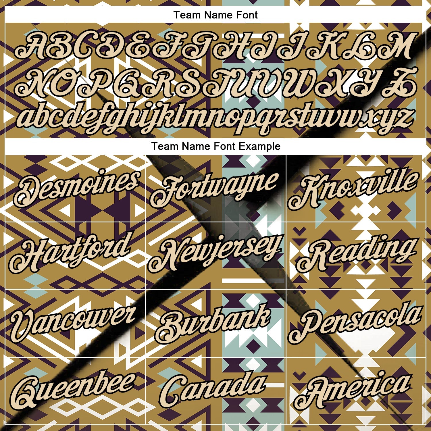 Custom Old Gold City Cream-Black 3D Pattern Design Western Cowboy Tribal Ethnic Sports Pullover Sweatshirt Hoodie view 3