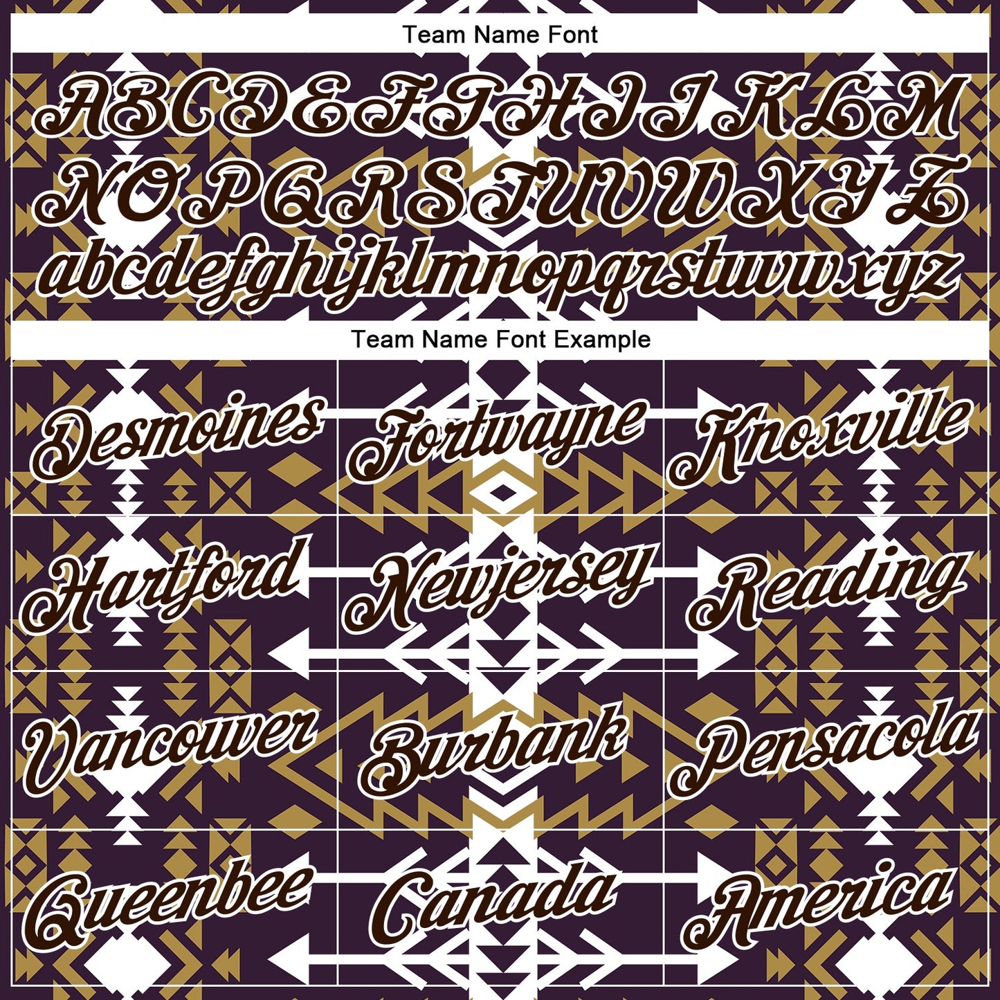 Custom Purple Brown-White 3D Pattern Design Western Cowboy Tribal Ethnic Sports Pullover Sweatshirt Hoodie view 3