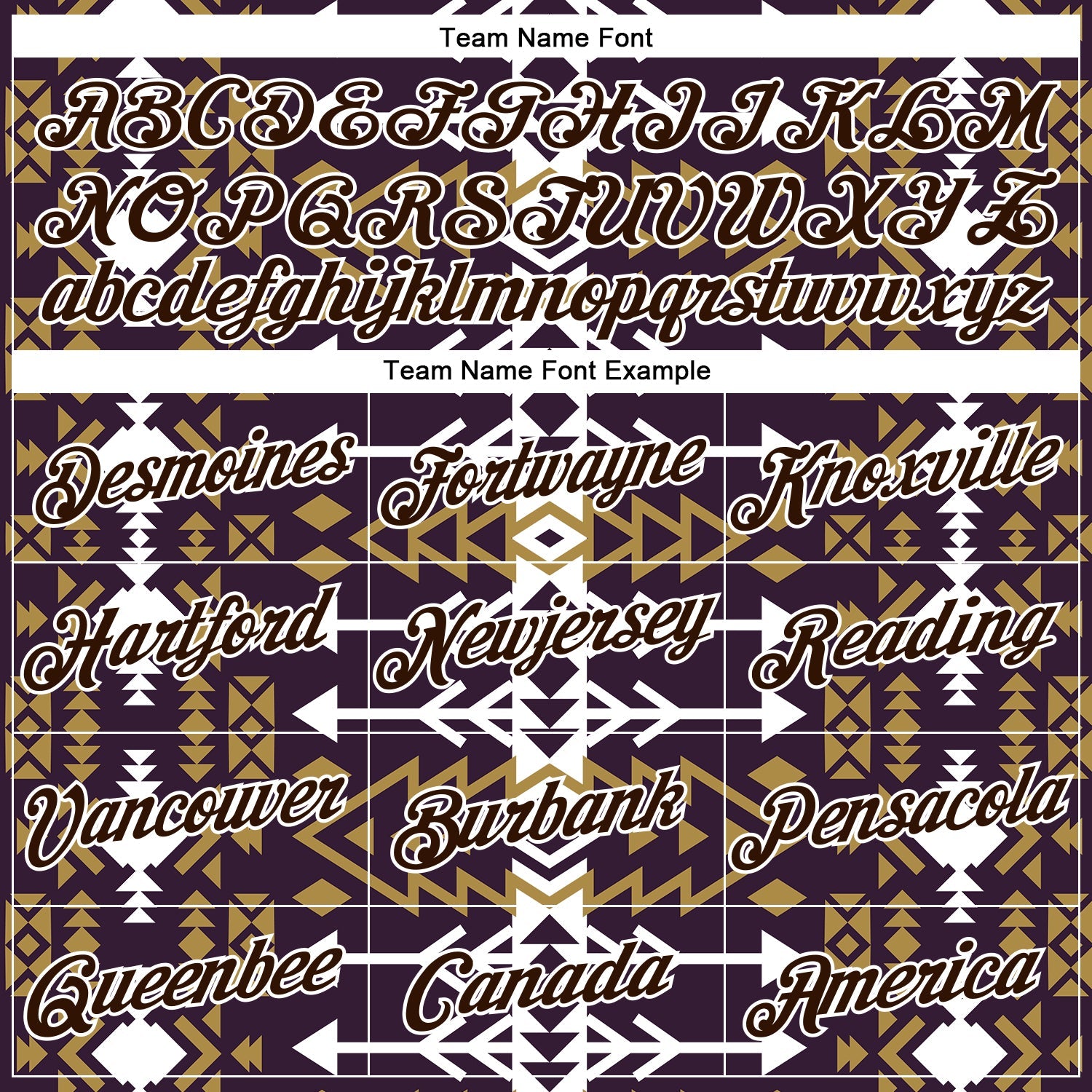 Custom Purple Brown-White 3D Pattern Design Western Cowboy Tribal Ethnic Sports Pullover Sweatshirt Hoodie view 3