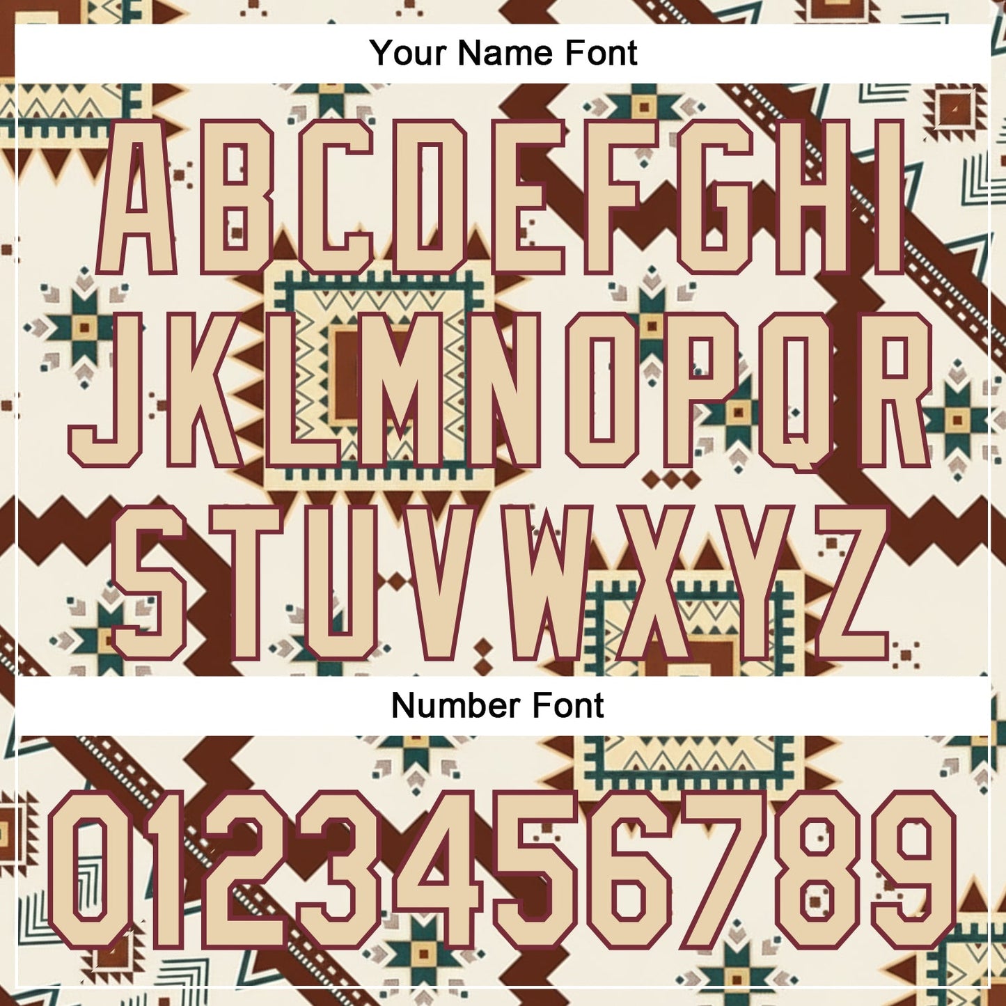Custom White City Cream-Burgundy 3D Pattern Design Western Cowboy Tribal Ethnic Sports Pullover Sweatshirt Hoodie view 4