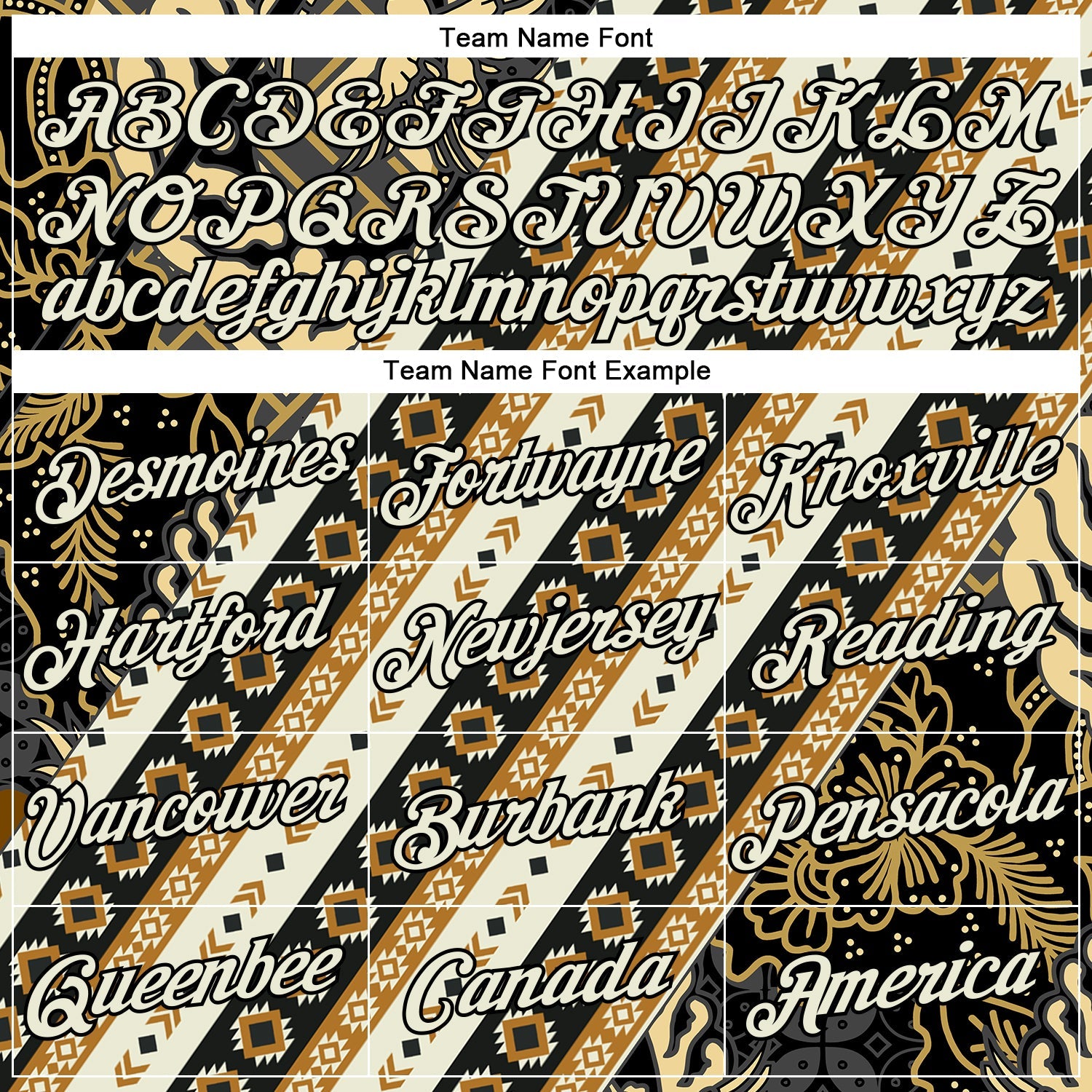 Custom City Cream Black 3D Pattern Design Western Cowboy Tribal Ethnic Sports Pullover Sweatshirt Hoodie view 3
