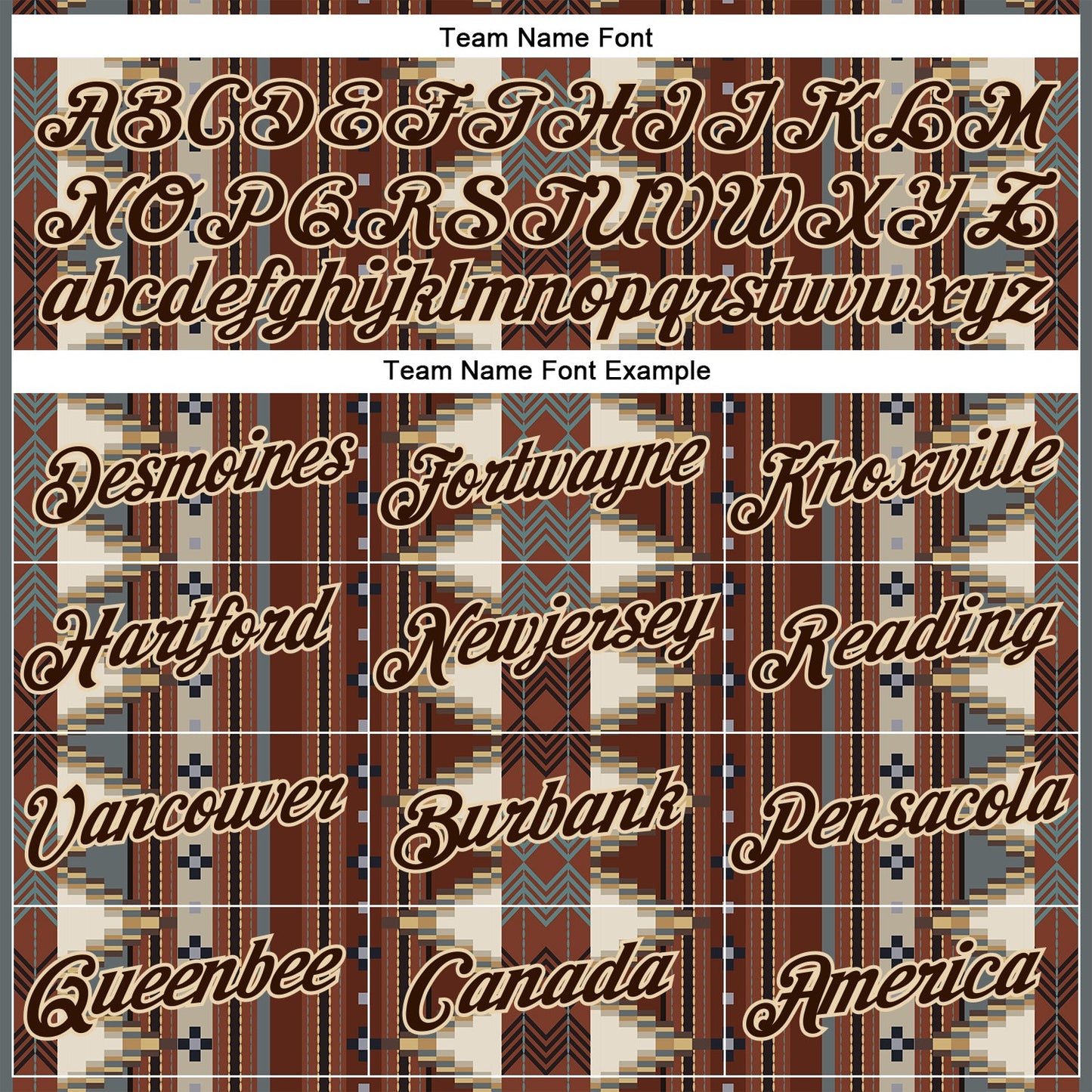 Custom Brown City Cream-Black 3D Pattern Design Western Cowboy Tribal Ethnic Sports Pullover Sweatshirt Hoodie view 3