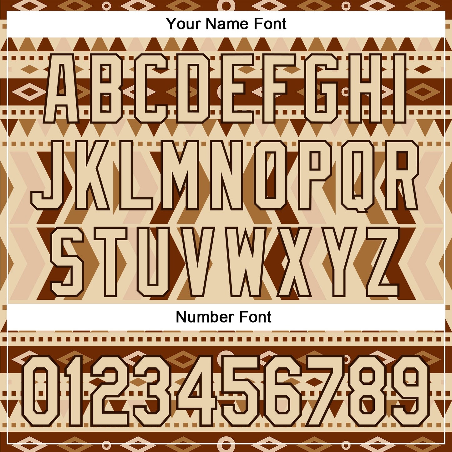 Custom City Cream Brown 3D Pattern Design Western Cowboy Tribal Ethnic Sports Pullover Sweatshirt Hoodie view 4