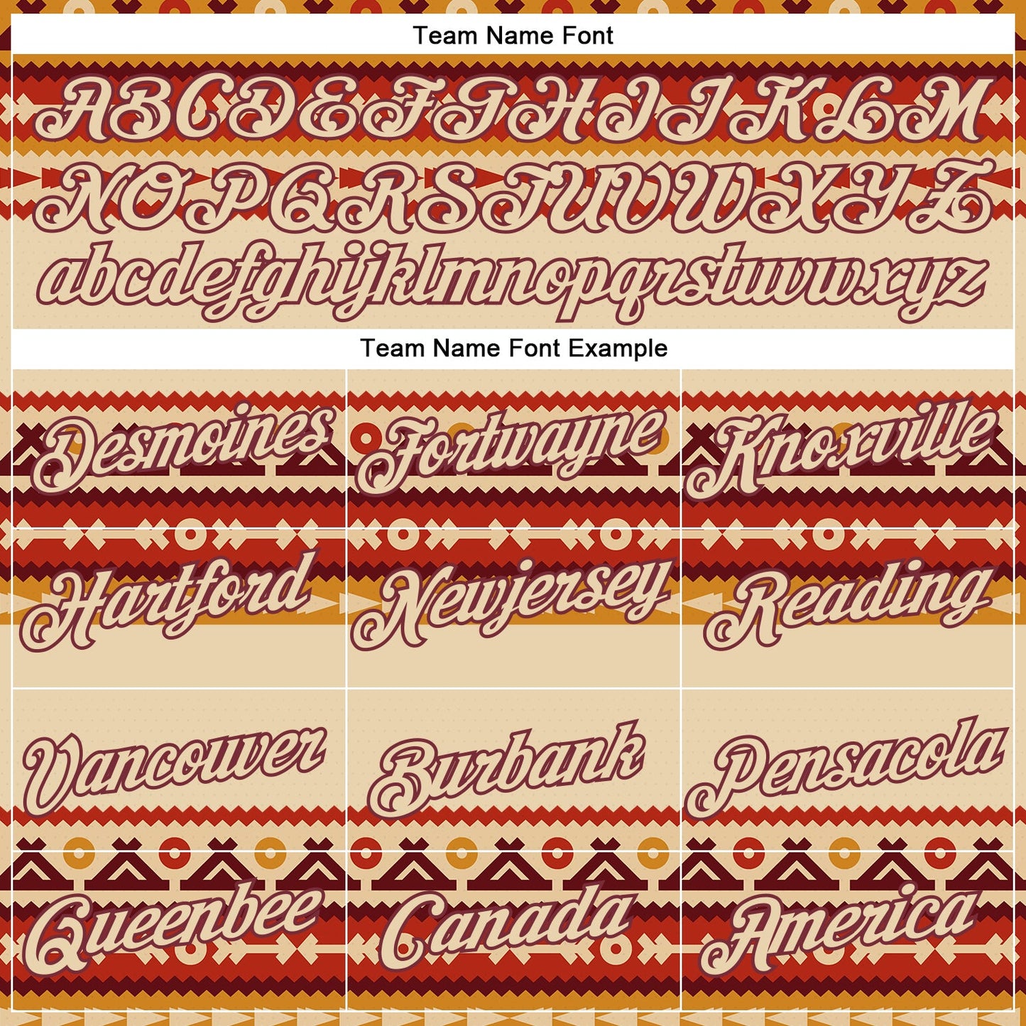 Custom City Cream Burgundy 3D Pattern Design Western Cowboy Tribal Ethnic Sports Pullover Sweatshirt Hoodie view 3