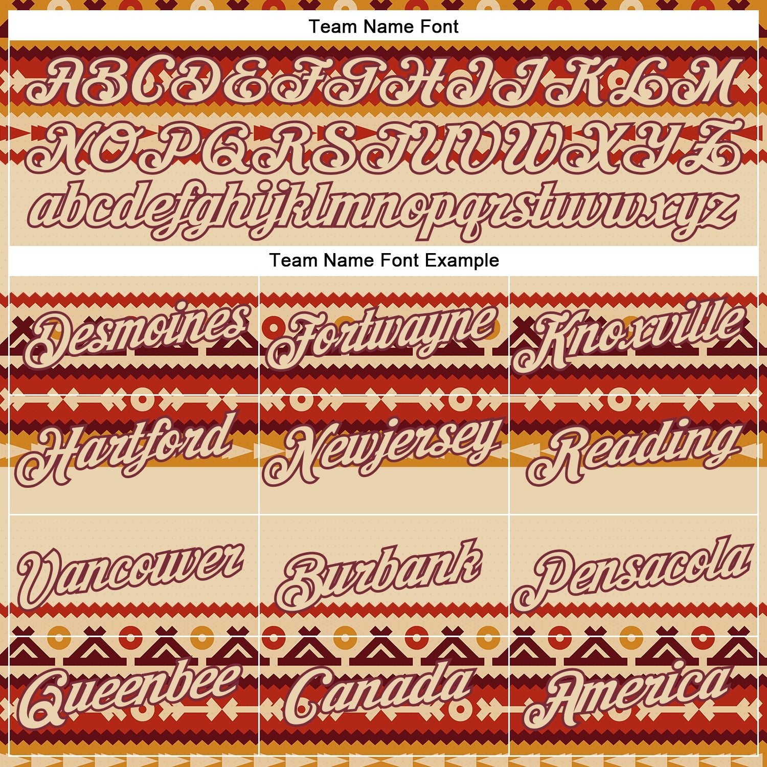 Custom City Cream Burgundy 3D Pattern Design Western Cowboy Tribal Ethnic Sports Pullover Sweatshirt Hoodie view 3