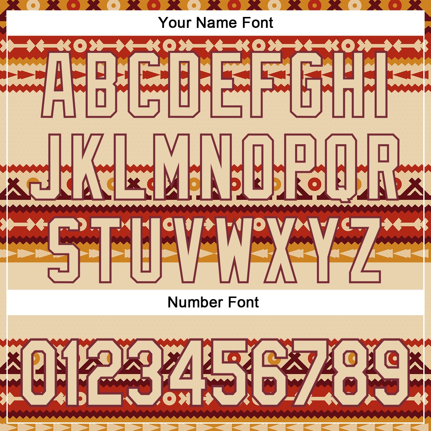Custom City Cream Burgundy 3D Pattern Design Western Cowboy Tribal Ethnic Sports Pullover Sweatshirt Hoodie view 4