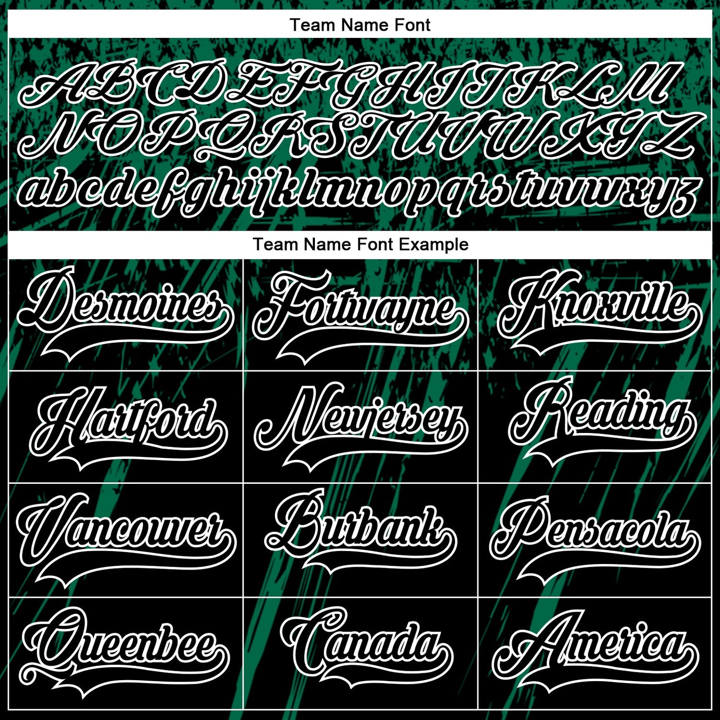 Custom Black Kelly Green-White 3D Splash Hockey Lace Neck Jersey view 4