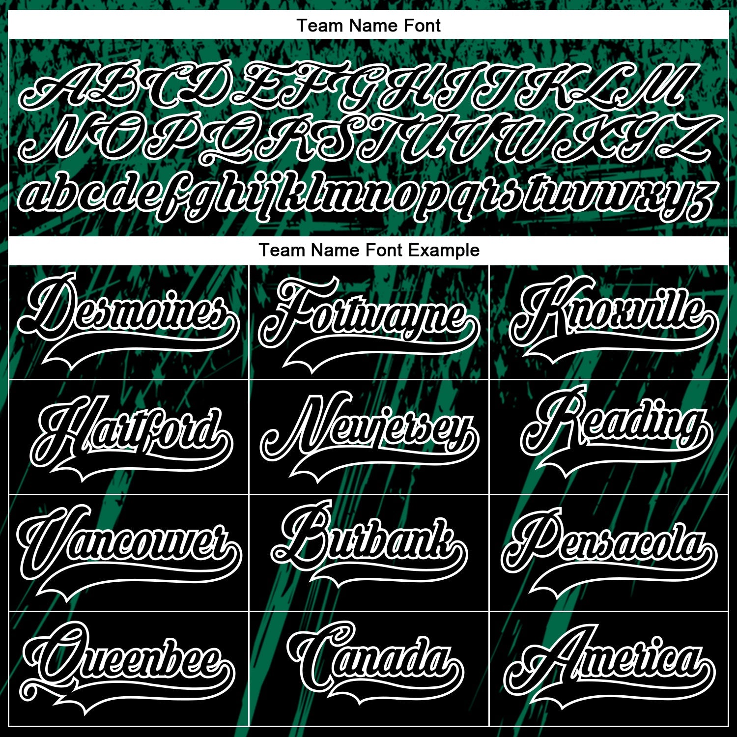 Custom Black Kelly Green-White 3D Splash Hockey Lace Neck Jersey view 4