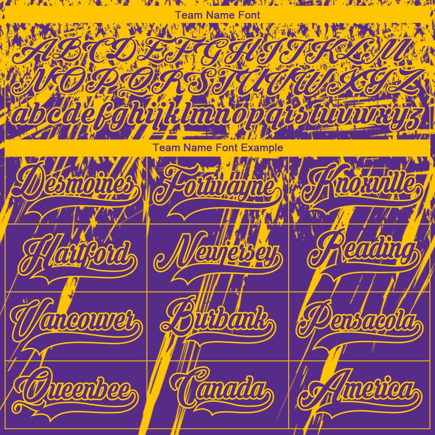 Custom Purple Yellow-White 3D Splash Hockey Lace Neck Jersey view 4