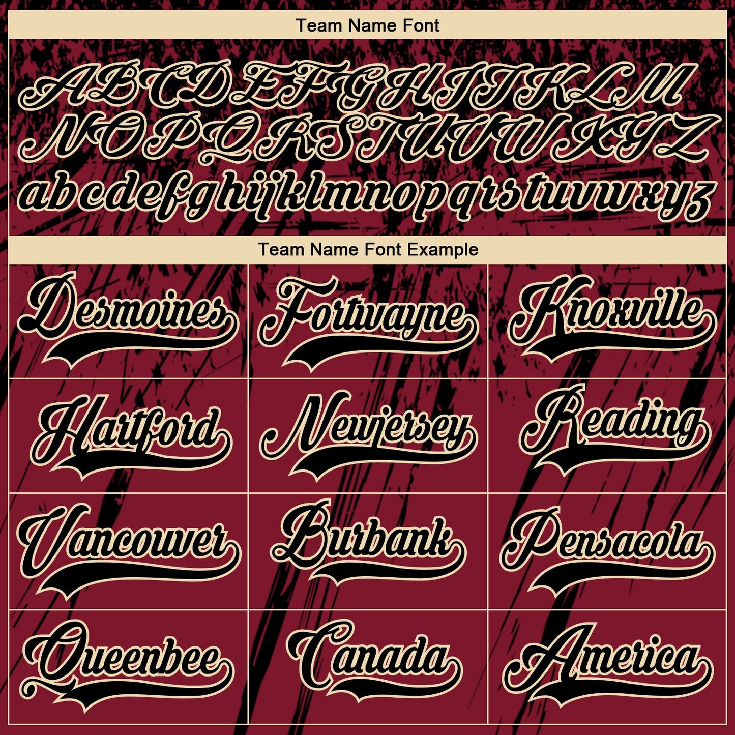 Custom Crimson Black-Cream 3D Splash Hockey Lace Neck Jersey view 4