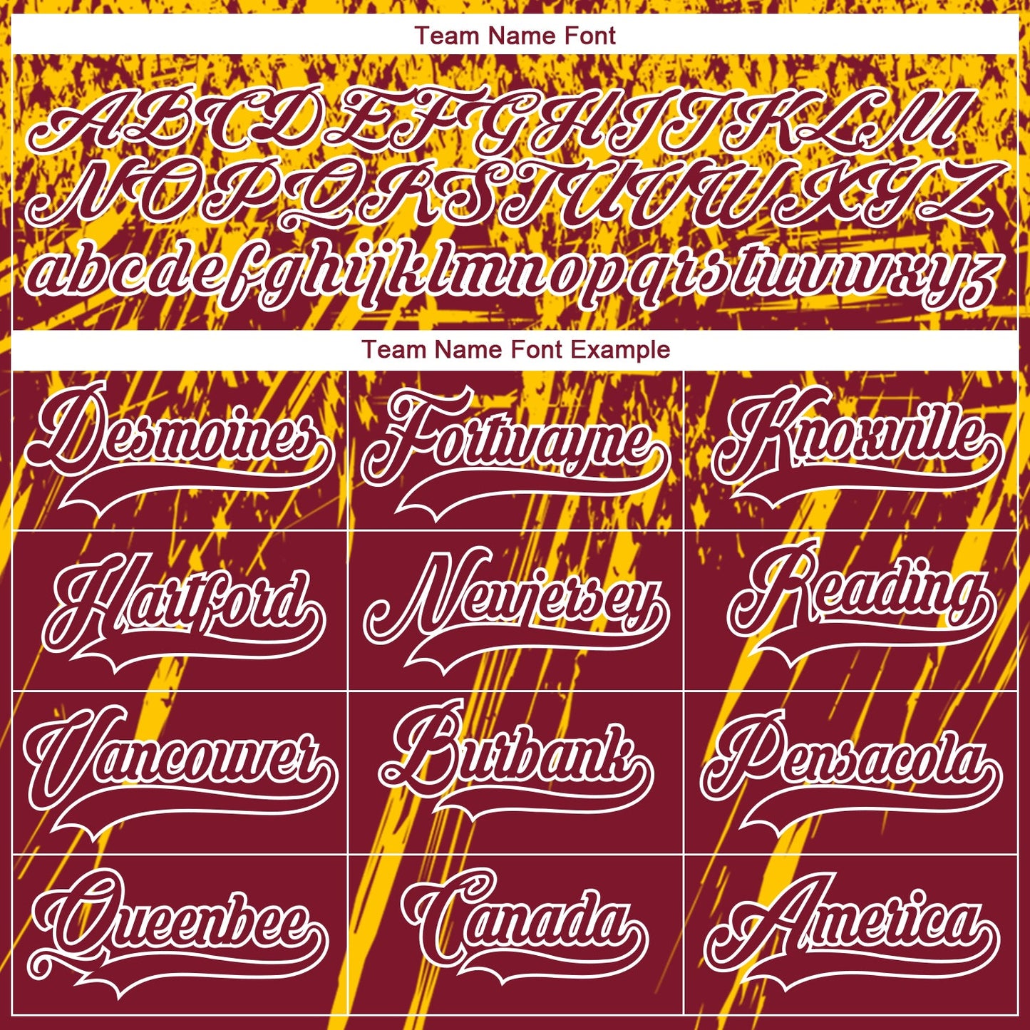 Custom Crimson Yellow-White 3D Splash Hockey Lace Neck Jersey view 4
