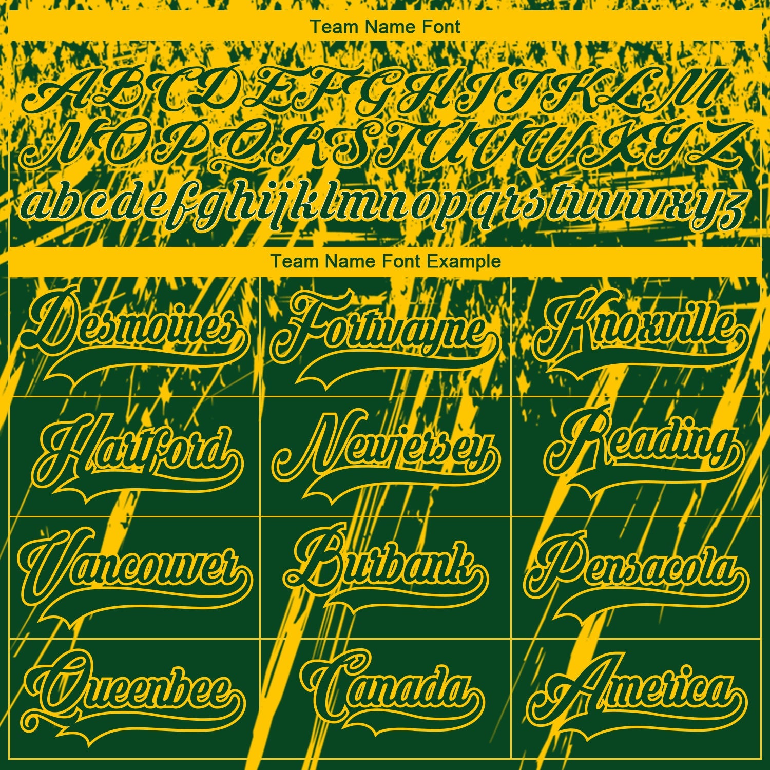 Custom Green Yellow-White 3D Splash Hockey Lace Neck Jersey view 4