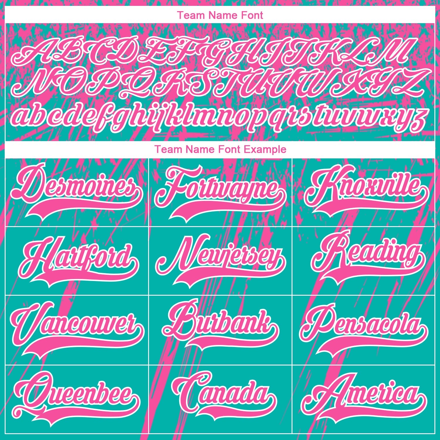 Custom Aqua Pink-White 3D Splash Hockey Lace Neck Jersey view 4