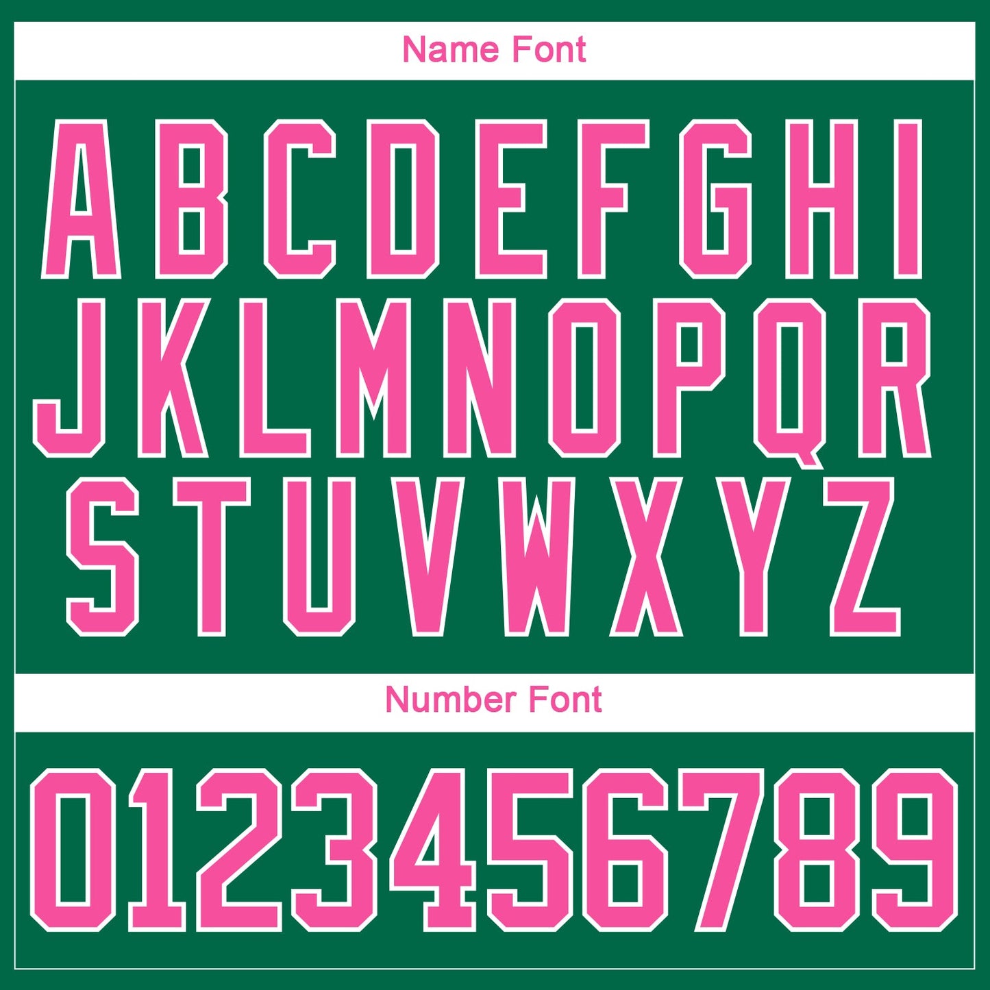 Custom Kelly Green Pink-White 3D Splash Hockey Lace Neck Jersey view 5