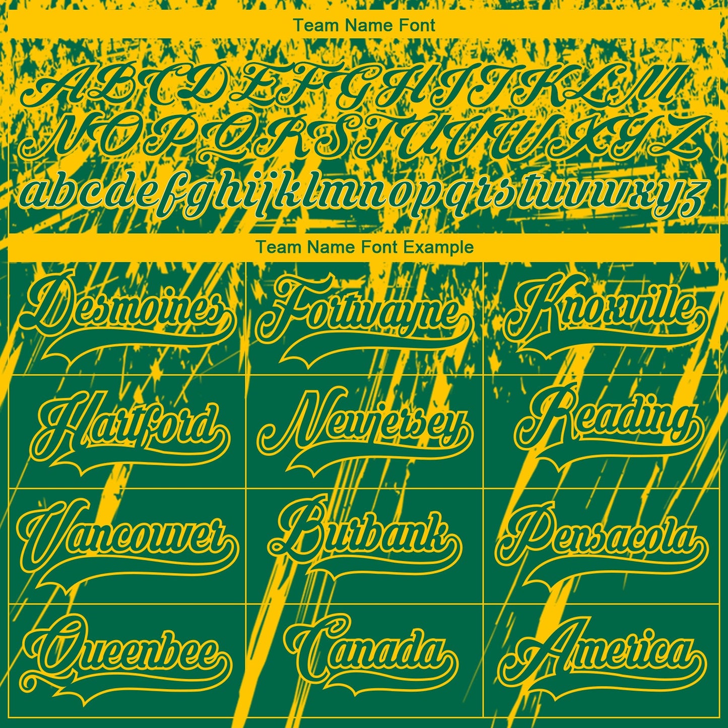 Custom Kelly Green Yellow-White 3D Splash Hockey Lace Neck Jersey view 4