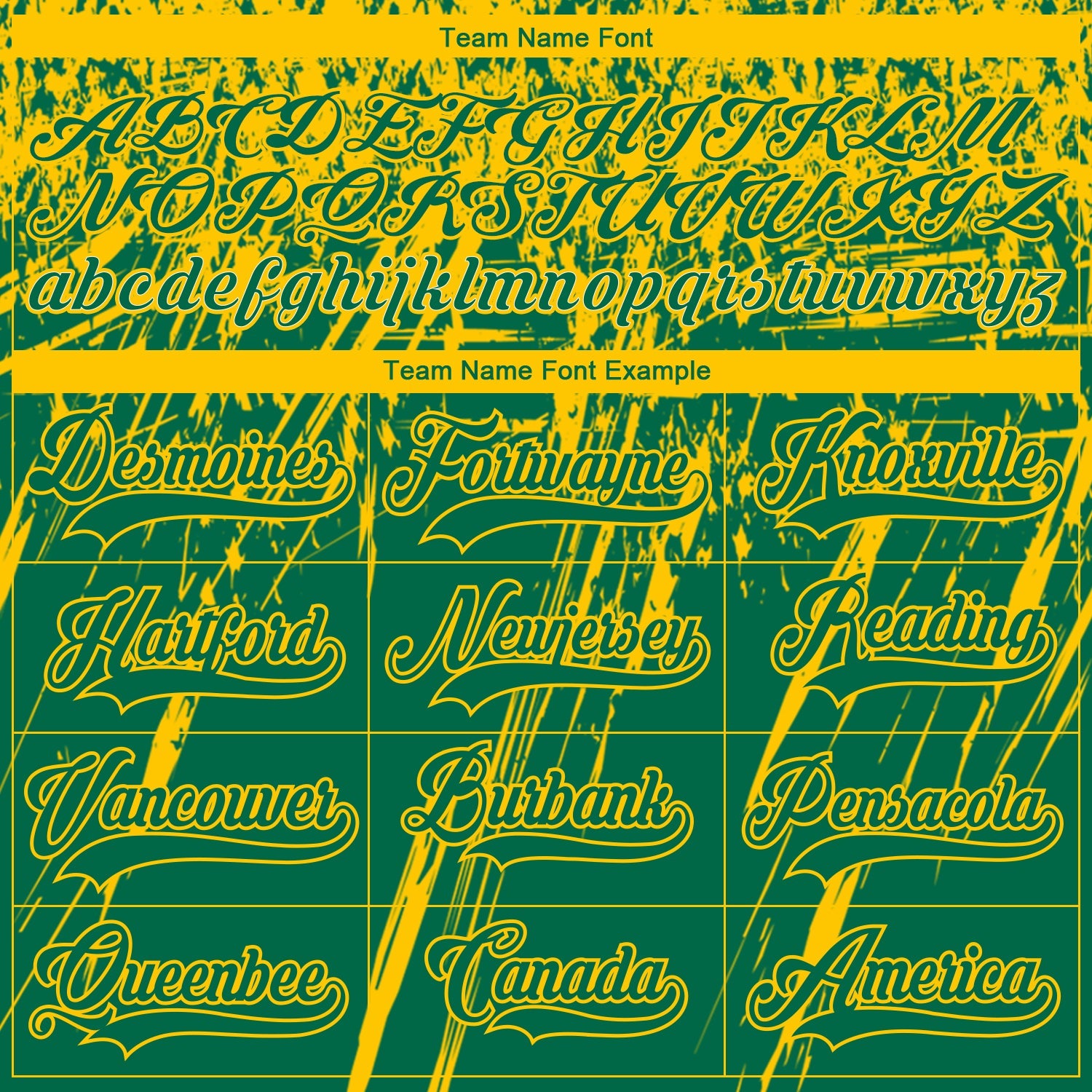 Custom Kelly Green Yellow-White 3D Splash Hockey Lace Neck Jersey view 4
