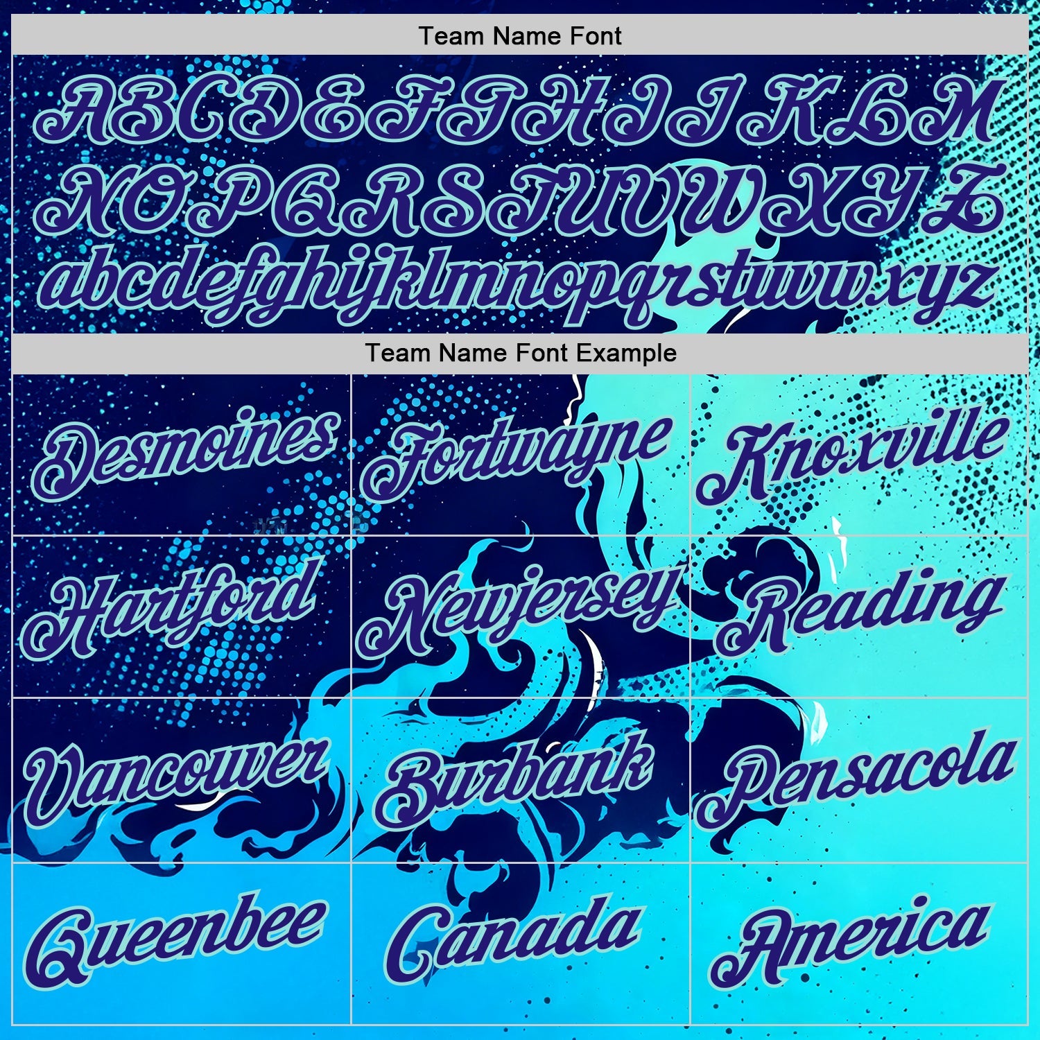 Custom Blue Dark Purple-Ice Blue 3D Abstract Flame Sports Pullover Sweatshirt Hoodie view 3