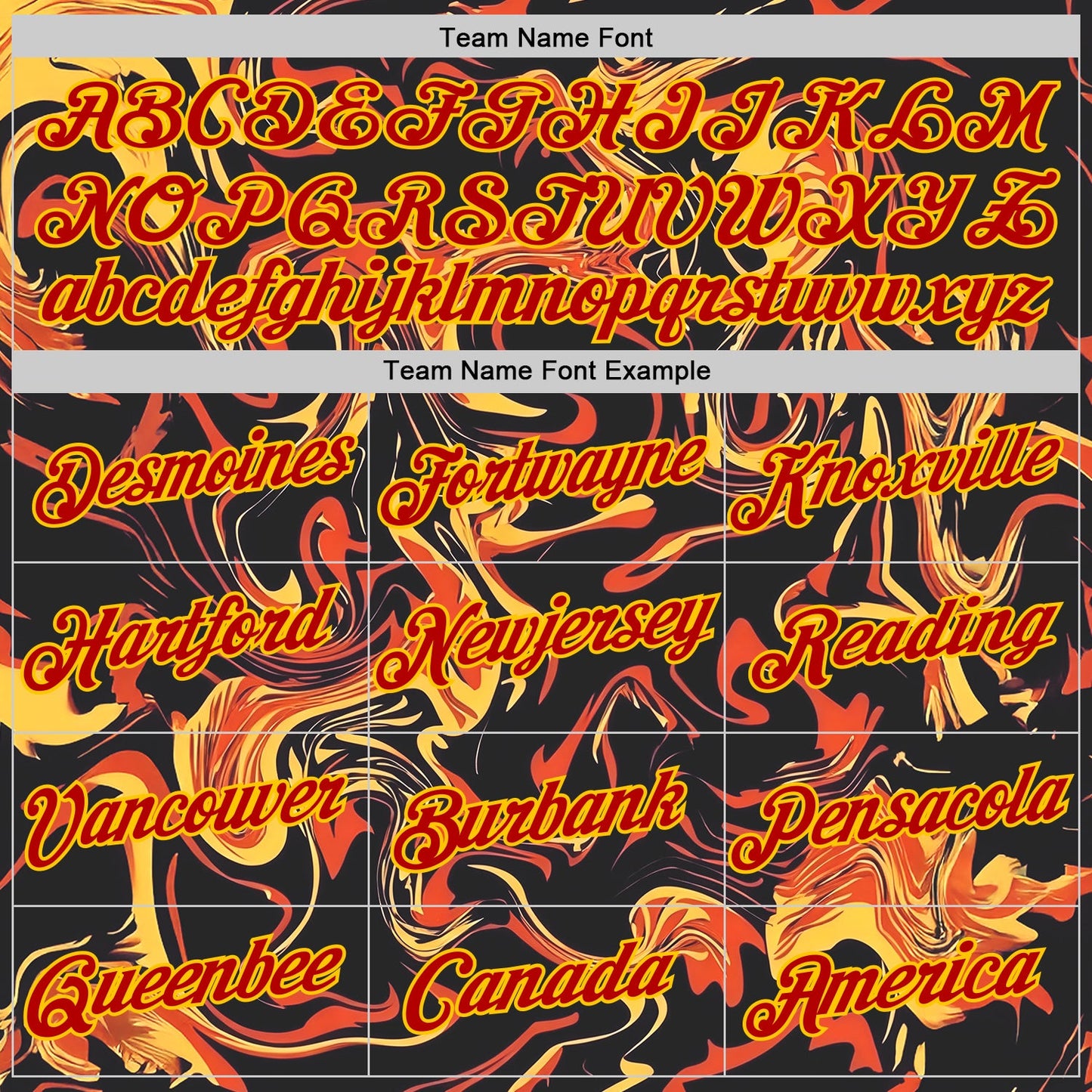 Custom Black Red-Yellow 3D Abstract Flame Sports Pullover Sweatshirt Hoodie view 3
