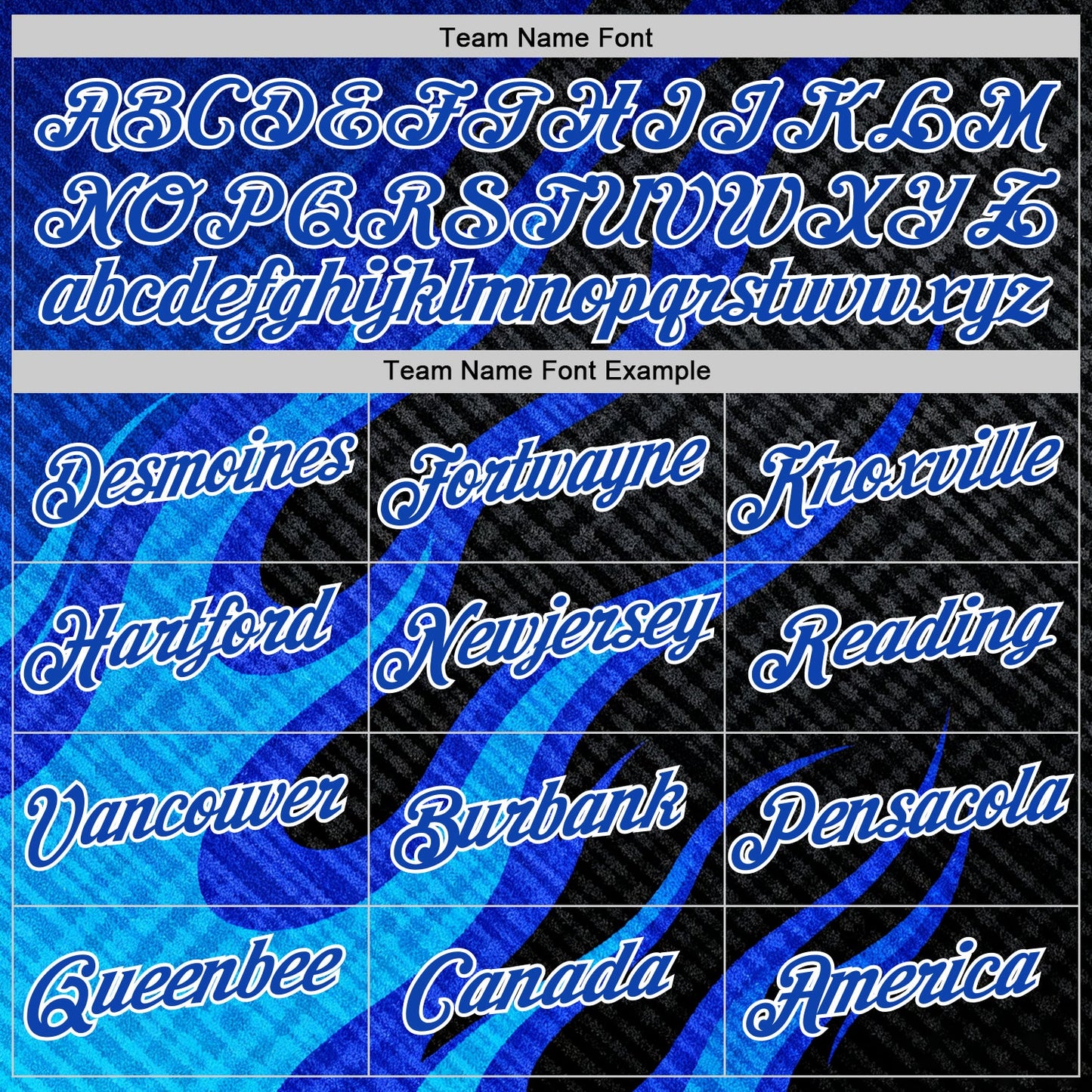 Custom Black Thunder Blue-White 3D Abstract Flame Sports Pullover Sweatshirt Hoodie view 3