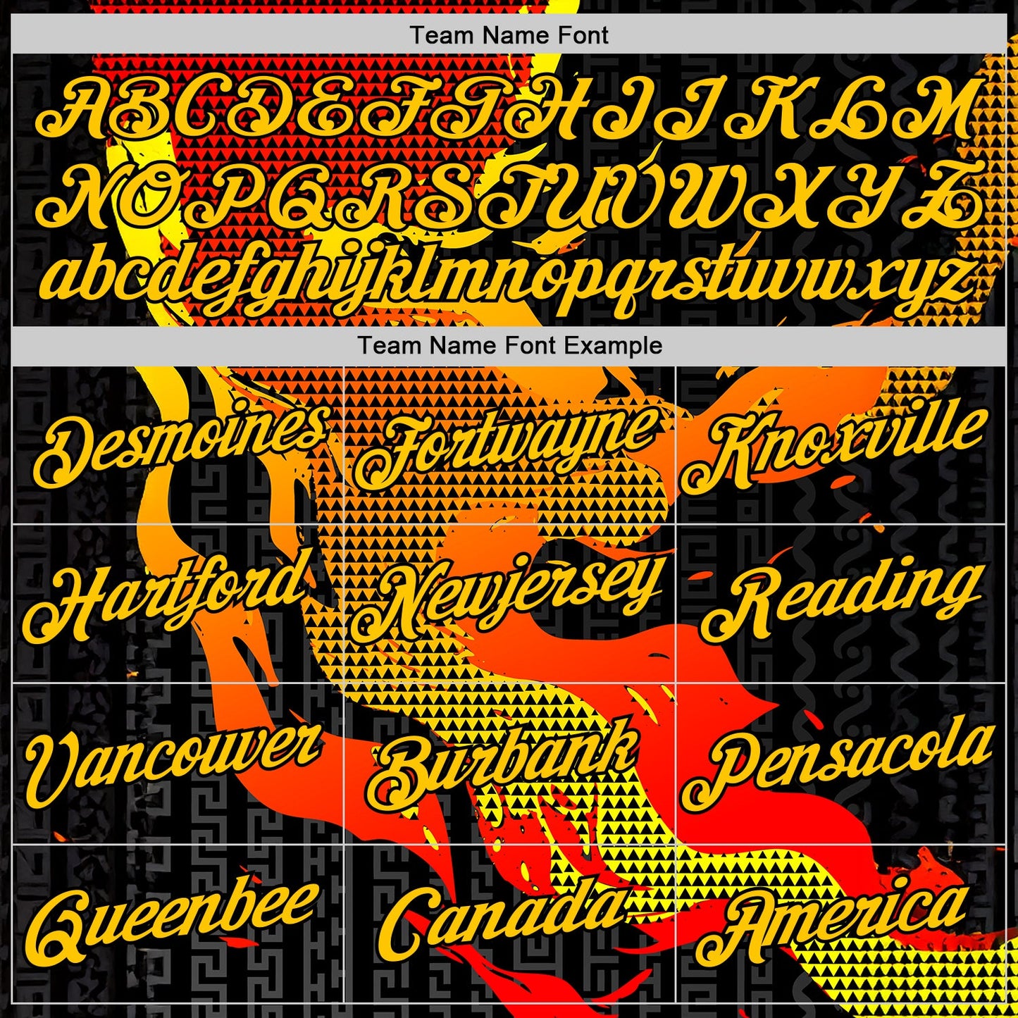 Custom Red Yellow-Black 3D Abstract Flame Sports Pullover Sweatshirt Hoodie view 3